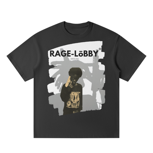 Ragelobby T-shirt,black tshirt,300g tshirt,heavy tshirt,anime tshirt,streetwear,streetwear brand,clothing brand,growing clothing brand,MOQ1,Delivery days 5